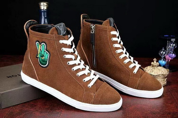 LV High-Top Fashion Men Shoes--037